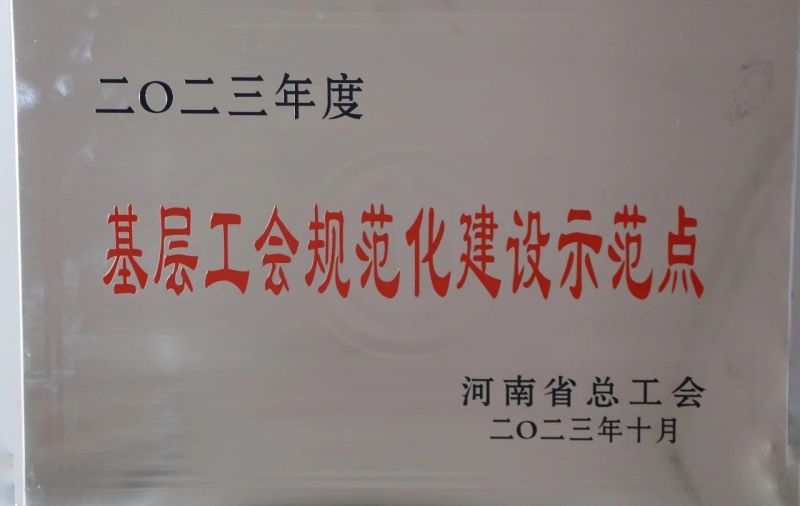 喜報！公司工會再添省級新榮譽